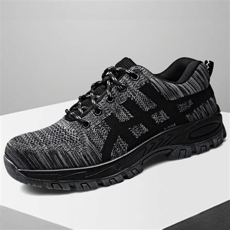 Indestructible Light Breathable Mesh Shoes Steel Toe Work Safety Shoes Footwear - Topsfshoes.com