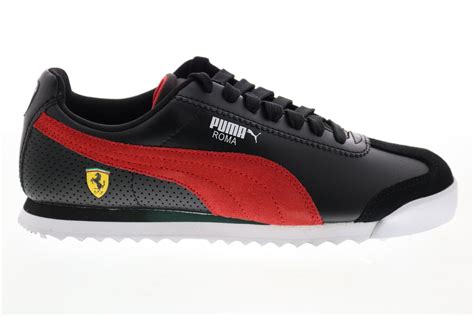 Puma Ferrari Roma 30676601 Mens Black Motorsport Inspired Sneakers Sho ...