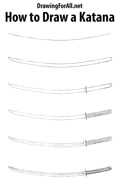 How To Draw A Katana - HOWTORB