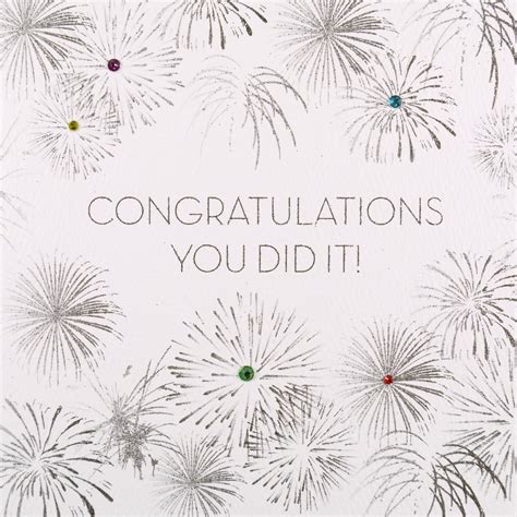 Congratulations You Did It ! - Handmade Greeting Card / GSM12 : Amazon.co.uk: Stationery ...