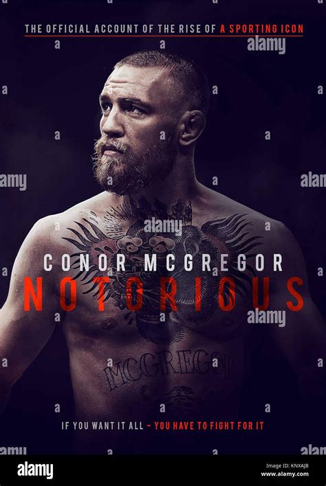 CONOR MCGREGOR: NOTORIOUS, Conor McGregor, poster, 2017. © Universal ...