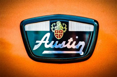 1961 Austin Mini Emblem -0953c by Jill Reger in 2021 | Car badges, Emblems, Car logos