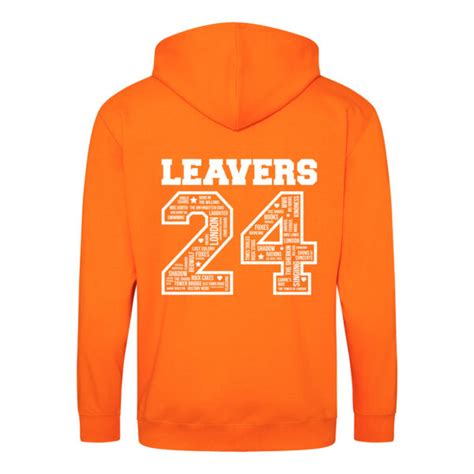 Zip-up leavers' hoodies - Recognition Express South East Scotland