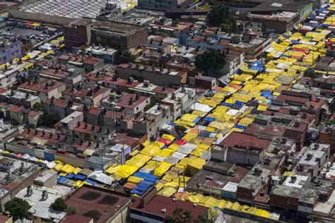 Vista Aérea De Cidade Do México Tepito Imagem Editorial - Imagem de urbano, comércio: 79082190