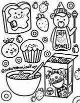 Breakfast Coloring Pages Printable sketch template