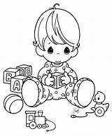 Baby Coloring Printable Shower Pages Popular Sketch Page sketch template