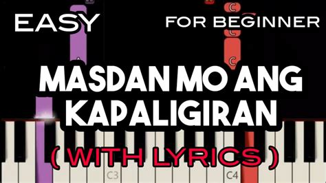 MASDAN MO ANG KAPALIGIRAN ( LYRICS ) - ASIN | SLOW & EASY PIANO Chords ...