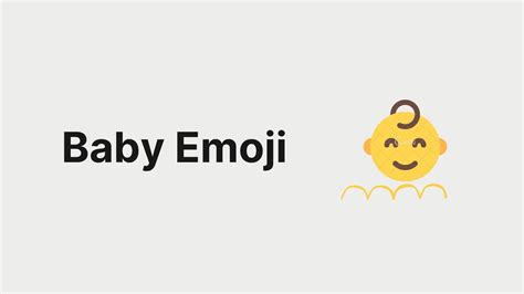 Baby Emoji 👶👶🏻👶🏼👶🏽👶🏾👶🏿 - Let's Do Startup