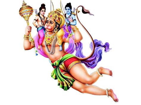 Lord Hanuman Flying with Ram and Laxman, flying hanuman HD wallpaper ...