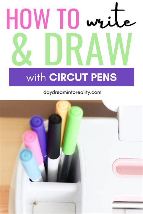 Today you are going to learn how to use Cricut Pens with your Cricut ...