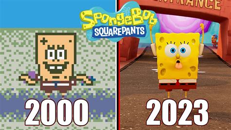 SpongeBob SquarePants Games Evolution (2000 - 2023) - YouTube