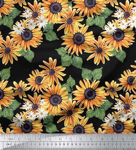 Amazon.com: sunflower fabric by the yard