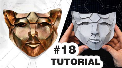 Origami Mask Tutorial - Mask 18 by Fynn Jackson - YouTube