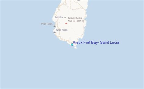 Vieux Fort Bay, Saint Lucia Tide Station Location Guide