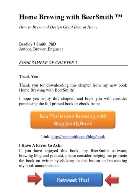 BeerSmithChapter3 - Beer Recipe Design | PDF | Brewing | Malt