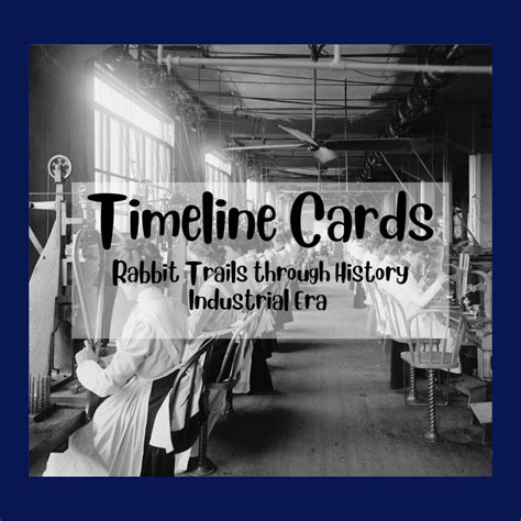 Timeline Cards: Industrial Era - Rabbit Trails Homeschool