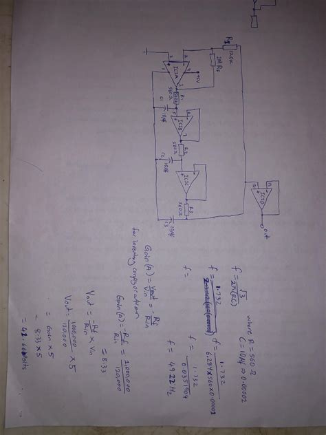 amplifier - Phase shift oscillator - Electrical Engineering Stack Exchange