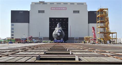 5-of-7 Royal Navy Astute Class Nuclear Submarine Hits the Water ...