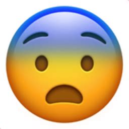 😨 Fearful Face emoji Meaning | Dictionary.com