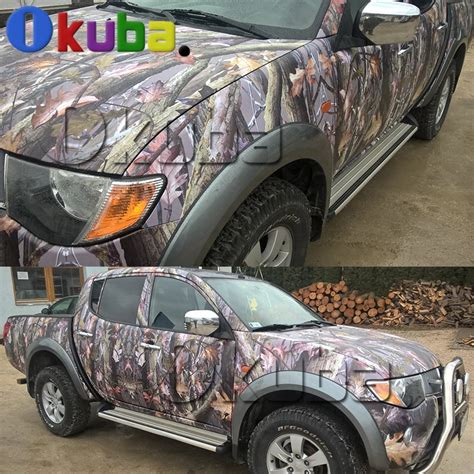 Mossy Oak Graphics Camo Vinyl Decals Truck Wraps Real Leaf Tree Full Body Car Sticker Camouflage ...