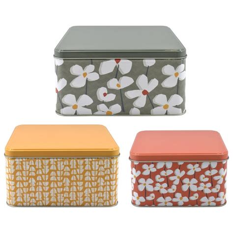 Elements Lena Square Cake Tin Set of 3 | Dunelm