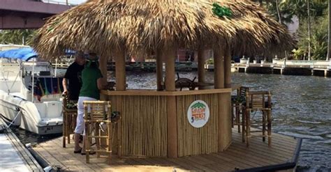 This Floating Tiki Bar is Your One-Way Ticket to Margaritaville | Engaging Car News, Reviews ...