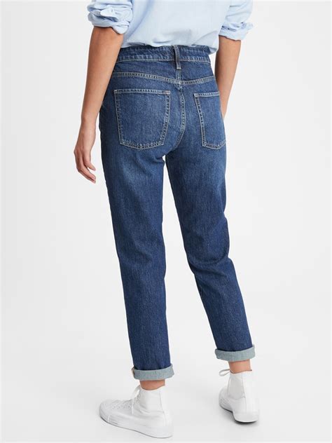 Mid Rise Slim Boyfriend Jeans With Washwell | Gap Factory