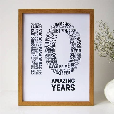 10 Stylish 10 Year Anniversary Gift Ideas For Couple 2024