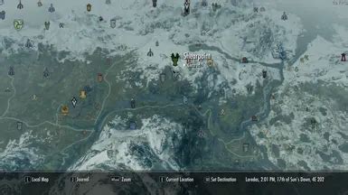 All Dragon Lair Locations Skyrim Map, 3 North East Of Skyrim P 1 World ...