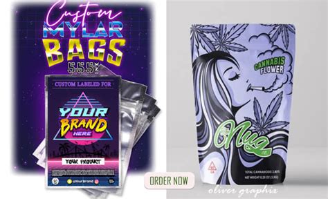 Create stunning weed pouch, mylar bag, cbd, weed bag labels by Oliver_graphix | Fiverr