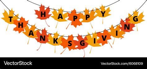 Thanksgiving banner Royalty Free Vector Image - VectorStock