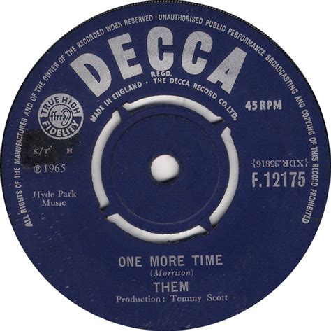 Them – One More Time | Releases | Discogs