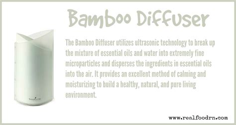 Bamboo Diffuser - Real Food RN