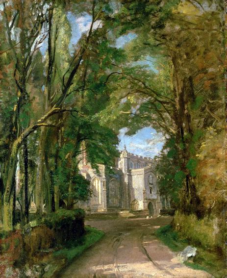 East Bergholt Church | Constable | Painting Reproduction 5070 | TOPofART