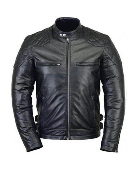 Acheter Veste Motard, Blouson Moto Cuir, Homme, Vintage, Pas Cher