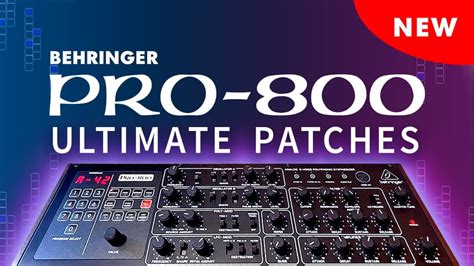 Ultimate Patches launches 300 Behringer Pro-800 patches (incl. FREE)