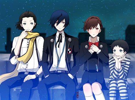 Ryoji, Minato, Minako and Pharos | Persona 3 portable, Anime boyfriend, Shin megami tensei persona