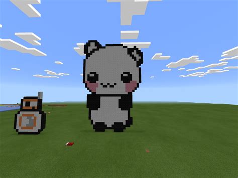 Chibi panda (minecraft pixel art) by littlejim03 on DeviantArt