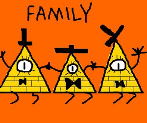 Bill Cipher's family - Drawception