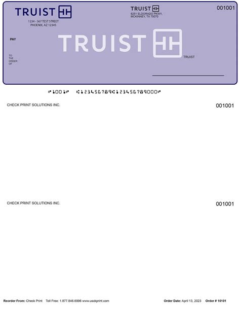 Truist Checks - Order Checks Online - Check Print