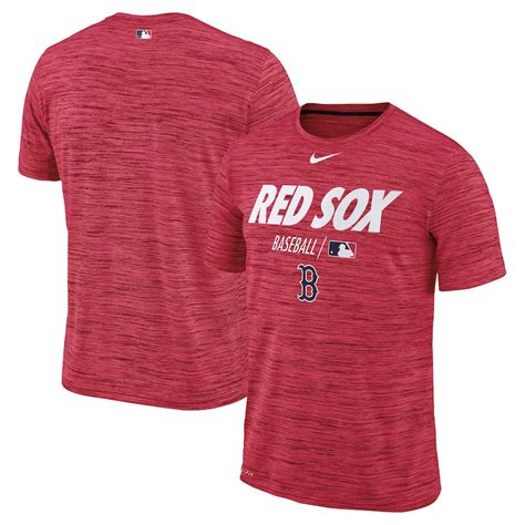 Men's Boston Red Sox Nike Red Authentic Collection Velocity Team Issue ...