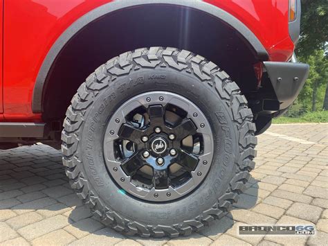 BFG KM3 M/T Tires (285/75/17) Fitted on 2021 Bronco Badlands | Bronco6G ...