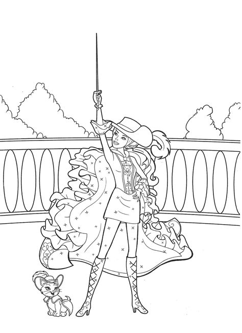 barbie coloring pages - Barbie Movies Photo (19453606) - Fanpop