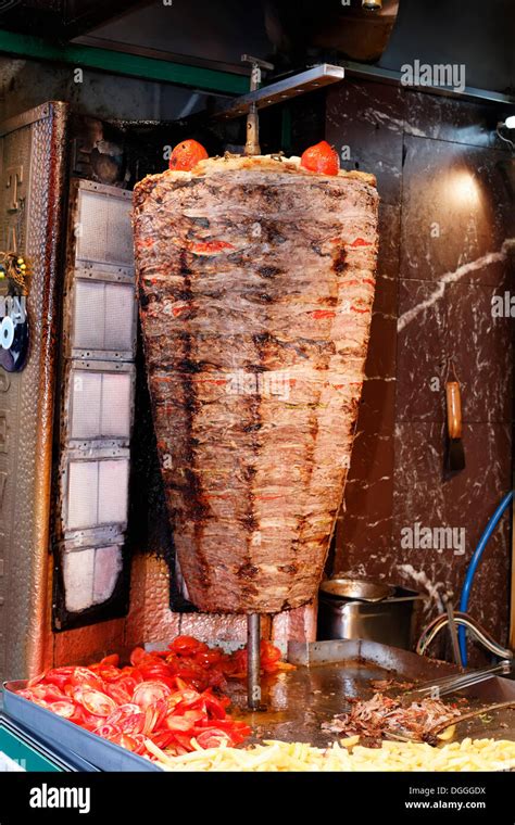 Doner kebab, skewer, Istanbul, Turkey, Europe Stock Photo - Alamy