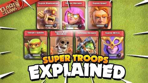 All 7 Super Troops Explained (Clash of Clans) - YouTube