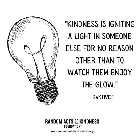 The Random Acts of Kindness Foundation | Kindness Quote | Kindness is igniting a