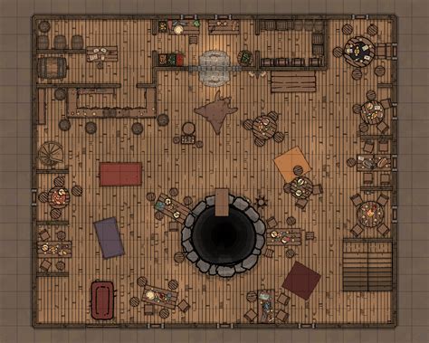 Waterdeep Yawning Portal Map