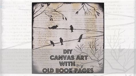 Diy Book Page Art