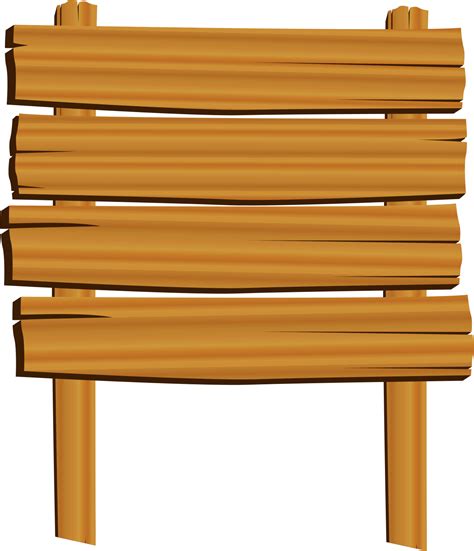 Download Wood Clip Art - Wooden Hanging Board Png Transparent Png (#5296657) - PinClipart