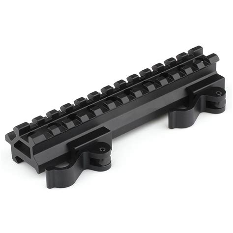 13 Slot Double Rail Angle Mount Quick Detach Picatinny Weaver Rail Scope Mounts